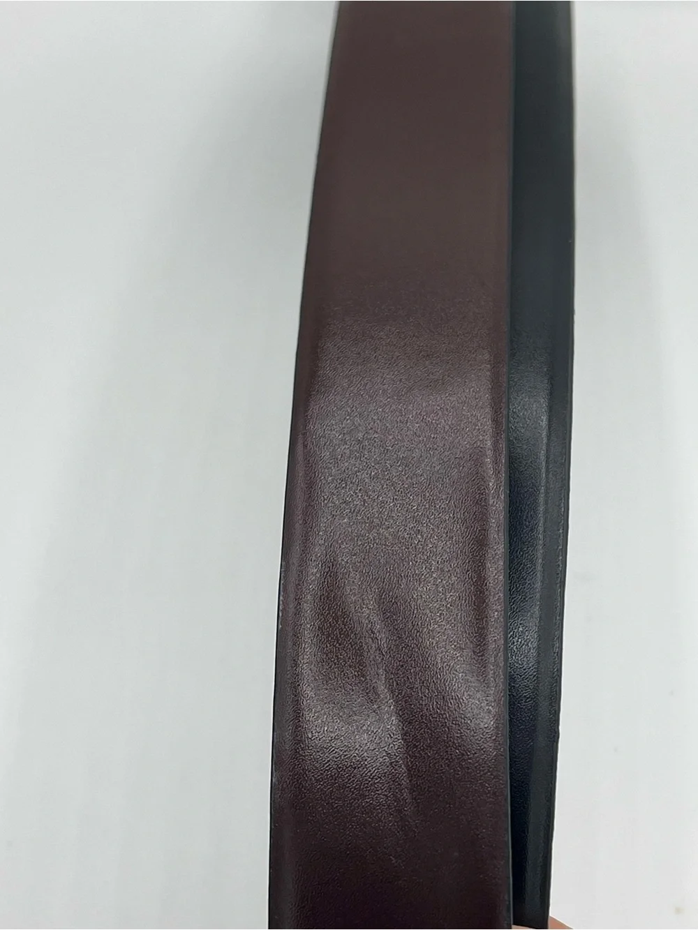 Steve Madden Men’s Size 32 Black/Brown Reversible Leather Belt